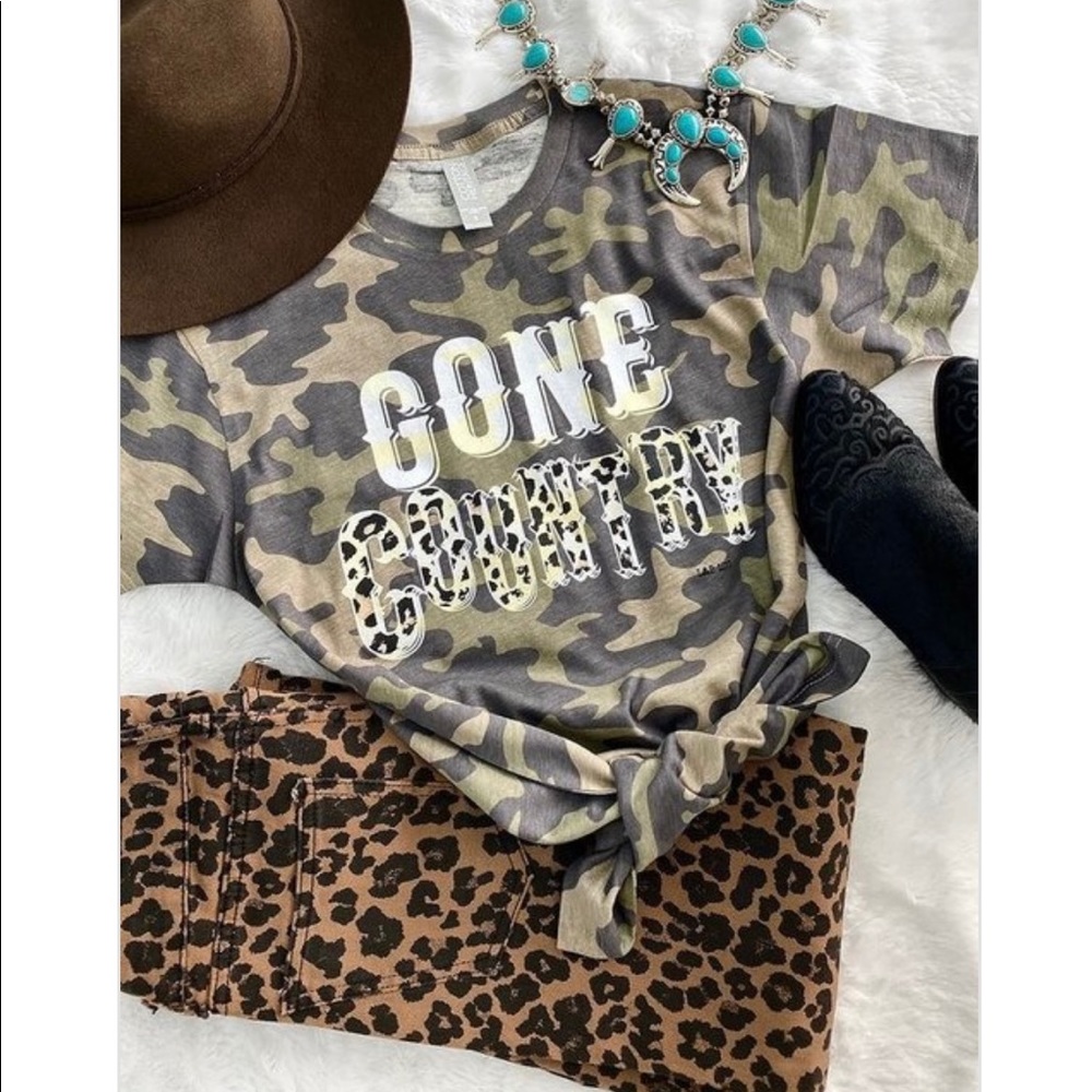 Gone country camo T-shirt